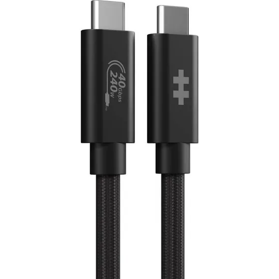 HYPER HyperDrive Next USB4 Gen 3x2 USB-C kabel, 1,2 m - Sort
