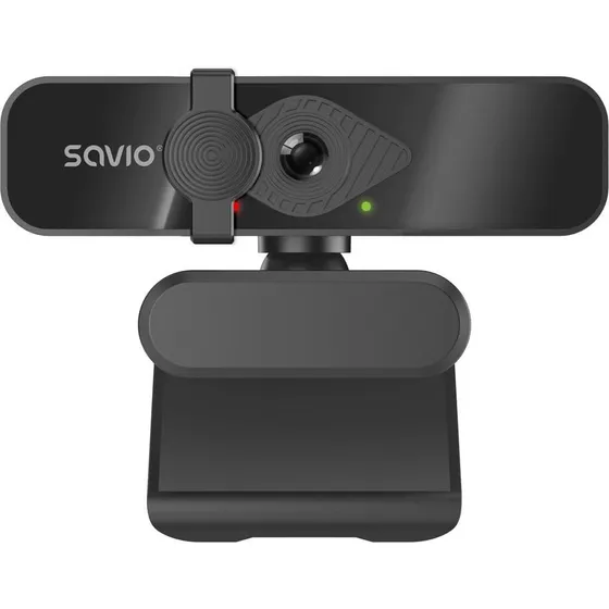 Savio CAK-06 Webcam 4K Ultra HD - Sort
