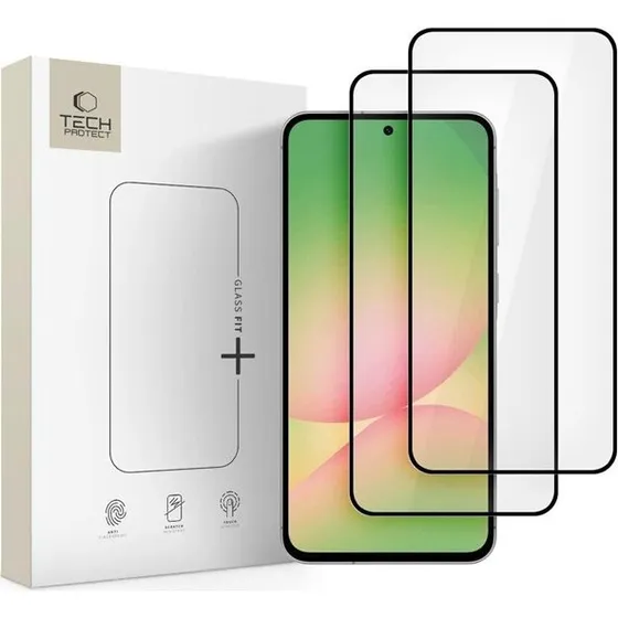 Tech-Protect Glass Fit+ 2-pak hærdet glas til Samsung Galaxy A36/A56