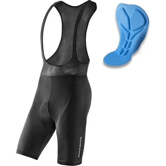 Rockbros RK2002L Cykelshorts med seler, sort, L
