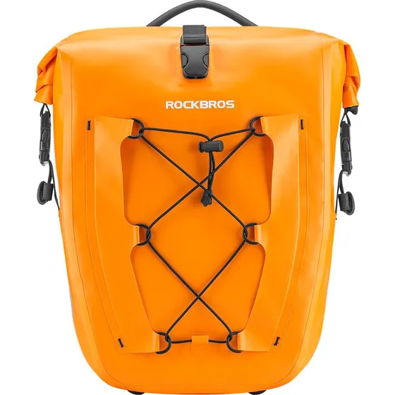 Rockbros Vandtæt Cykeltaske til Bagagebærer - Orange