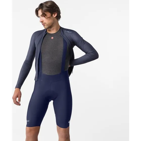 Castelli Espresso 2 Thermal Bibshorts - Belgian Blue
