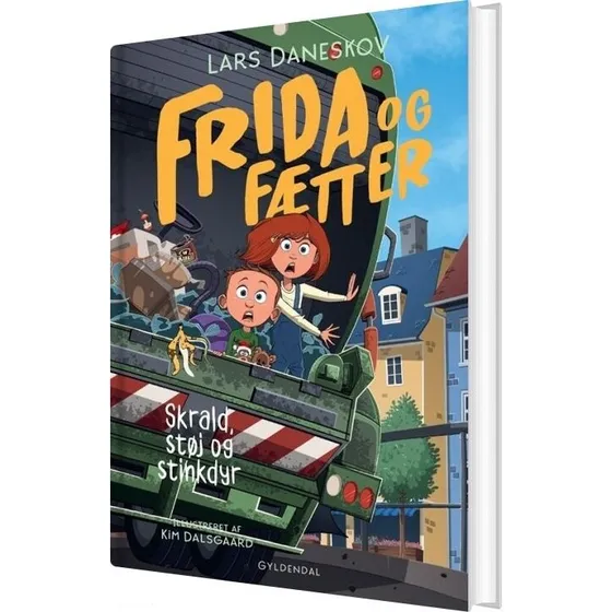 Frida og Fætter – Skrald, Støj og Stinkdyr (hardcover)