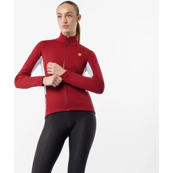 Castelli Entrata 2 Cykeljakke Dame - Garnet/Silver Grey