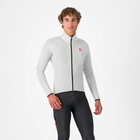 Castelli Squall Shell cykeljakke - Silver Grey/Black - Herre