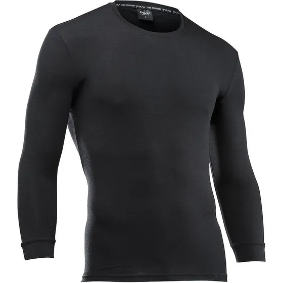 Northwave Surface Merino langærmet baselayer til herre - Sort