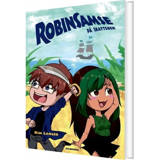 RobinSamse på Skatteøen – Kim Langer (Hardcover)