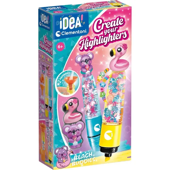 Clementoni Create Your Highlighters Beach Buddies (2-pak)