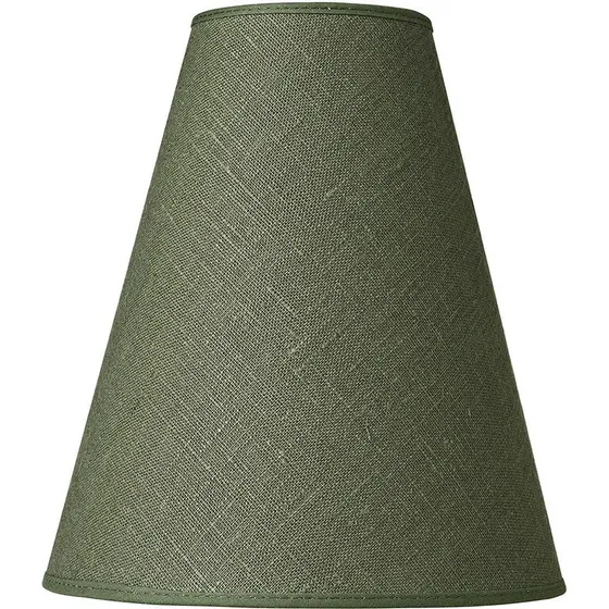 Nielsen Light Carolin lampeskærm, olivengrøn Ø20×H23 cm