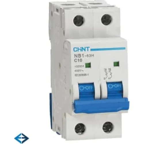 Chint NB1-63H Automatsikring, C 10A 1P+N, 10kA