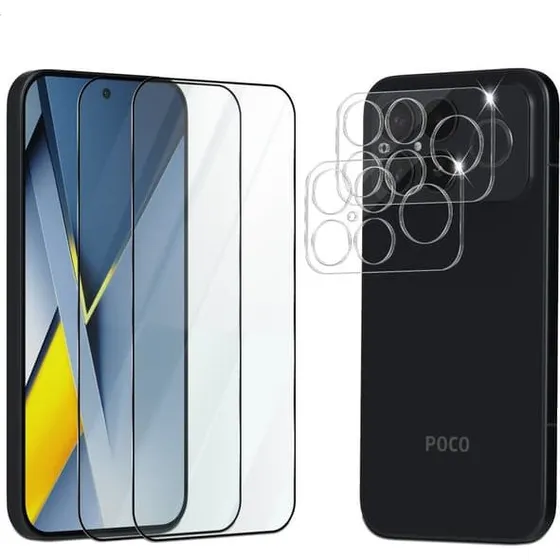 Xiaomi Poco F8 Ultra Skærm- & Linsebeskyttelse (2+2 stk) 9H Glas