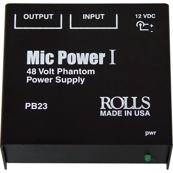 Rolls PB23 Phantom Power Strømforsyning til Mikrofoner