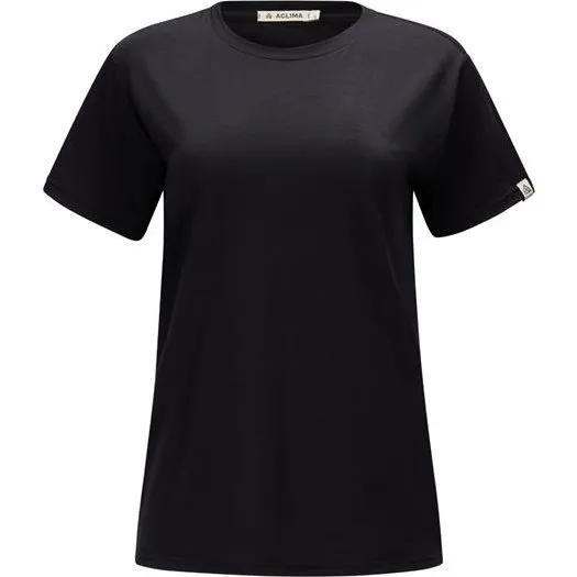 Aclima LightWool Classic Tee Women - Jet Black