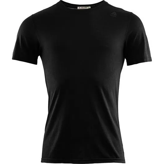 Aclima LightWool Undershirt Tee Mens, Jet Black