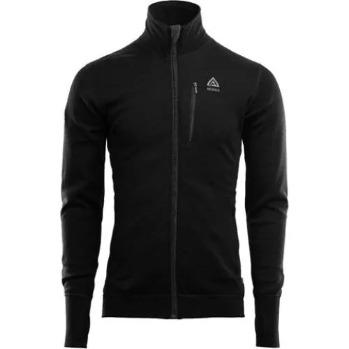 Aclima DoubleWool Jacket Herre - Jet Black / Marengo