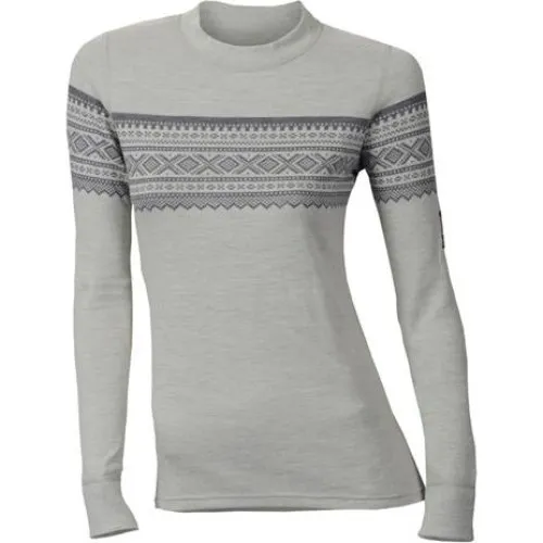 Aclima DesignWool Marius Crewneck til kvinder, Gråfjell