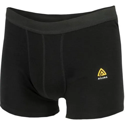 Aclima WarmWool Boxer Shorts Mens - Jet Black