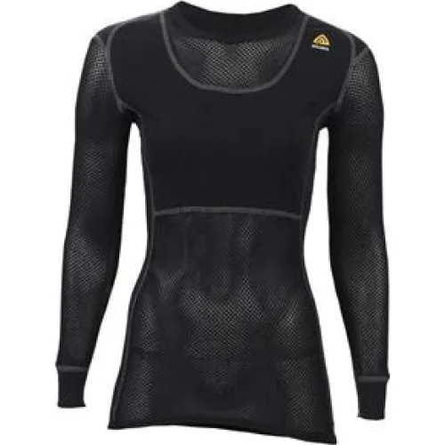 Aclima WoolNet Crew Neck Womens, Jet Black