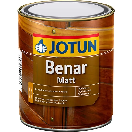 Jotun Benar Mat Træolie - Klar, 0,75 L