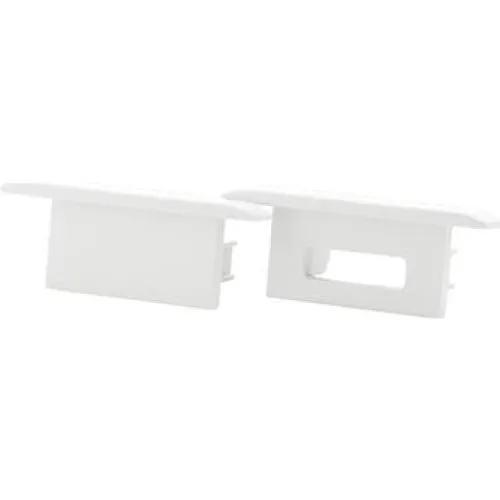 Stripline Endcover Kit Recessed Hvid