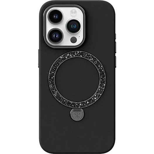 Joyroom PN-15L2 Dancing Circle Cover til iPhone 15 Pro - Sort