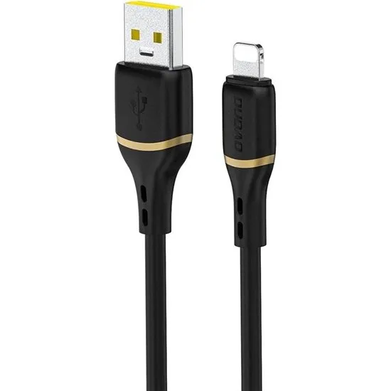 Dudao L25L 30W USB-A til Lightning kabel, 1m, Sort