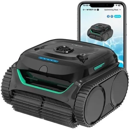 Wybot C2 Trådløs Poolrobot med HEPA-filter og App-styring