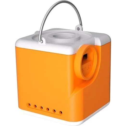 Flextail Nano Pump 5C1 Bærbar 3-i-1 Pumpe & Lys - Orange