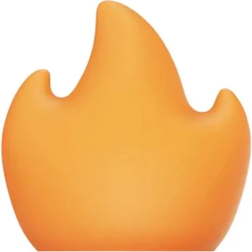Flextail Flame Lampshade til Tiny Pump 2X - Orange