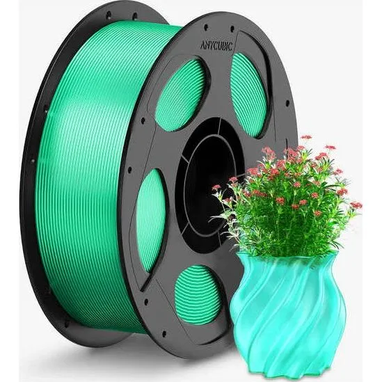 Anycubic PETG Filament 1,75 mm 1 kg - Transparent Grøn