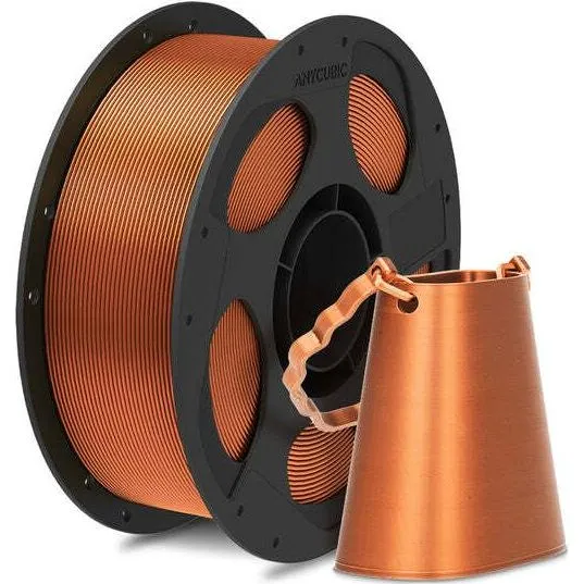 Anycubic Silk PLA Filament 1,75 mm - Kobber - 1 kg