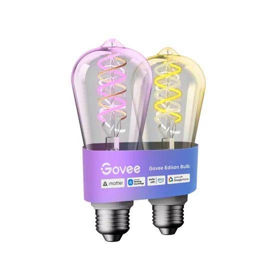 Govee Smart Edison Pære E27 ST64 RGBWW Matter