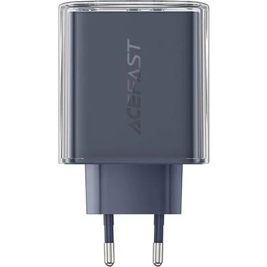 Acefast A45 65W Netoplader - 2x USB-C & 1x USB-A (Grey)