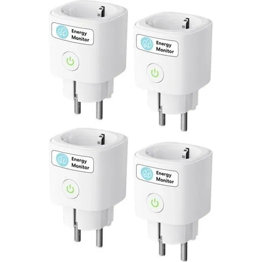 Meross MSS315CFH-EU Smart stik med energiovervågning (4-pak, Matter)