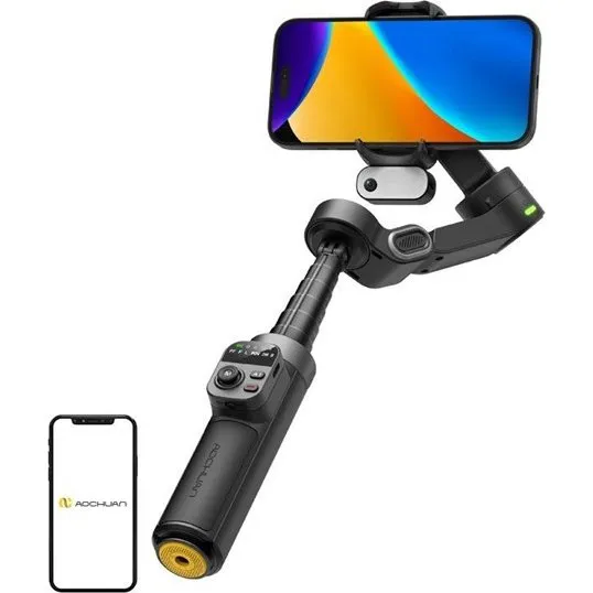 AOCHUAN X3 Gimbal med AI Sensor - Sort