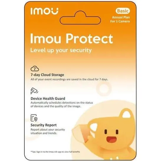 imou Protect Basic Cloudabonnement - 1 kamera, 1 år