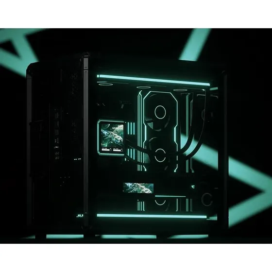 Jonsbo X400 Tower PC-kabinet - Sort