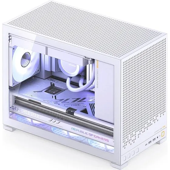 Jonsbo D32 PRO Midi Tower PC-kabinet - Hvid
