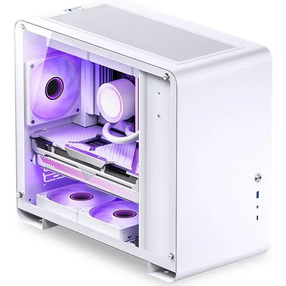 Jonsbo U4 MINI WHITE - Kompakt Mini Tower PC-kabinet i hvid