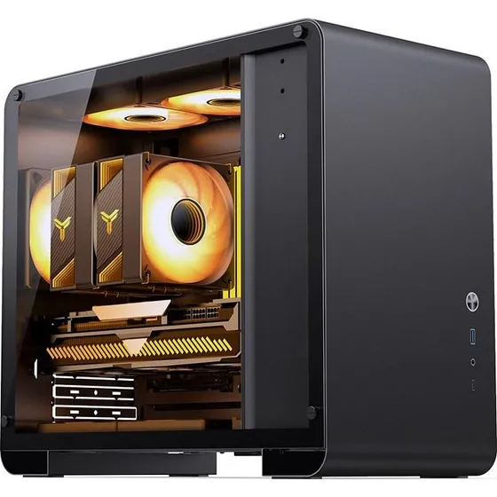 Jonsbo U4 Mini Mini Tower PC-kabinet - Sort