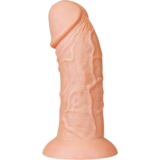 Realistic Curved Dildo XL - 24 cm med suction cup