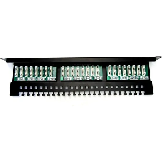 DIGITUS DN-91524U-EC Patchpanel - 24 porte, Cat5e, sort