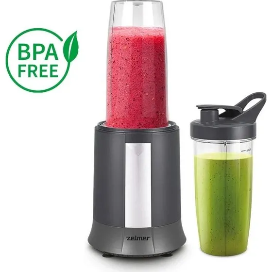Zelmer ZSB3200 Nutri Blender - Sort/Transparent