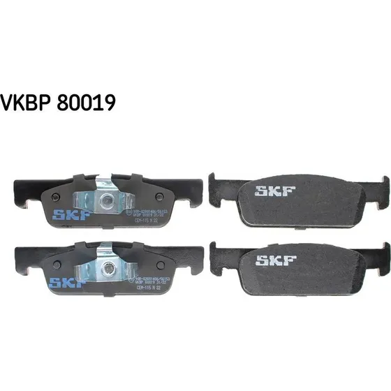 SKF Bremseklodser til Renault, Dacia & Smart - VKBP 80019