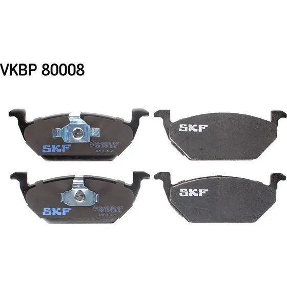 SKF Bremseklodser til VW, Audi, Skoda & Seat - VKBP 80008