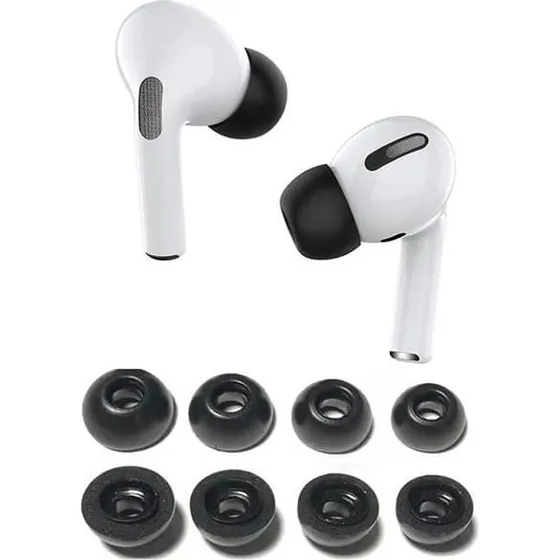 Ørepuder Foam 8-pak til AirPods Pro 3 - Sort