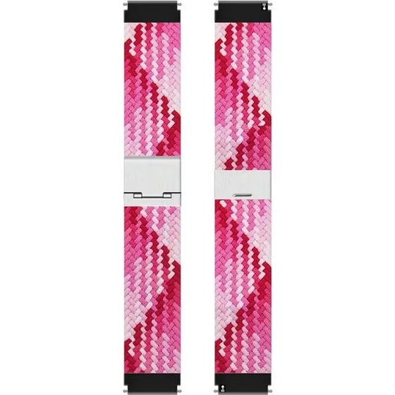 Garmin Venu 4 (45mm) Flettet elastisk urrem - Gradient Red