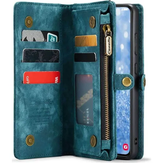 CaseMe Wallet Cover til Samsung Galaxy S25 FE - Blå