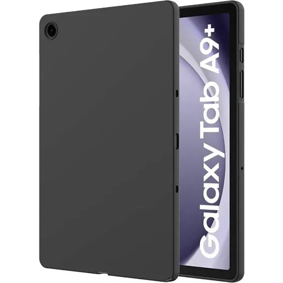 Liquid Silikone Cover til Samsung Galaxy Tab A9 Plus - Sort
