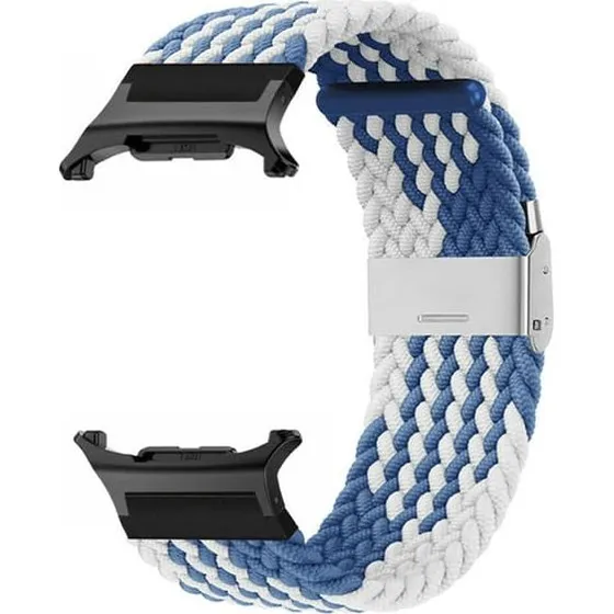 Samsung Galaxy Watch 8 (44mm) Flettet elastisk urrem - Blå